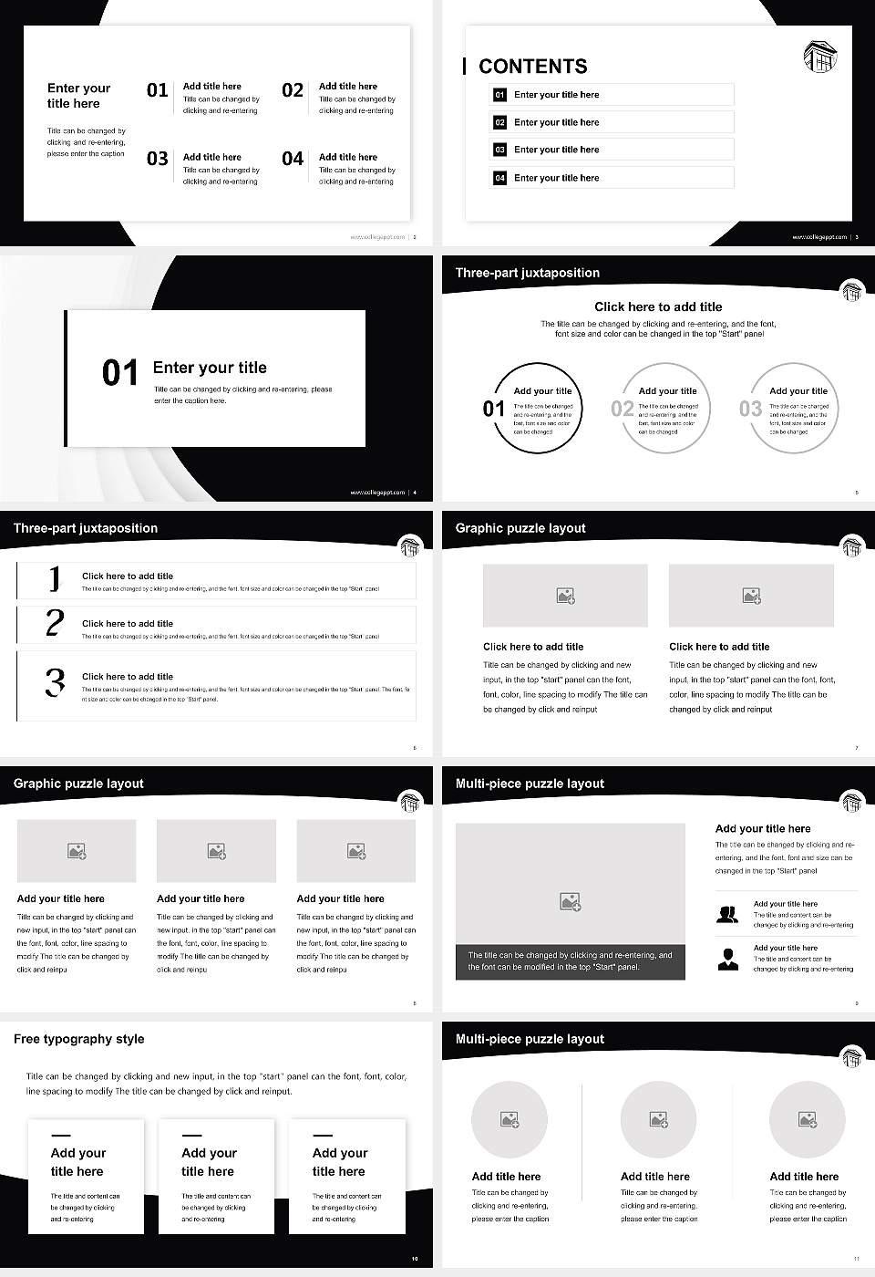 Harding University Academic Presentation/Research Findings Report PPT Template16:9 ratio PPT effect preview image2