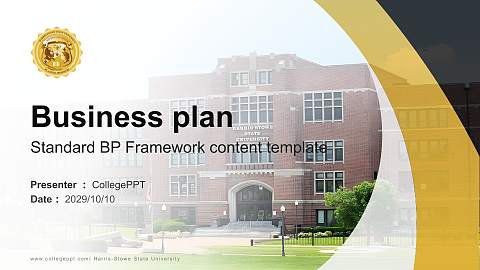 Harris-Stowe State University Competition/Entrepreneurship Contest PPT Template