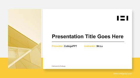 Hampshire College General Purpose PPT Template