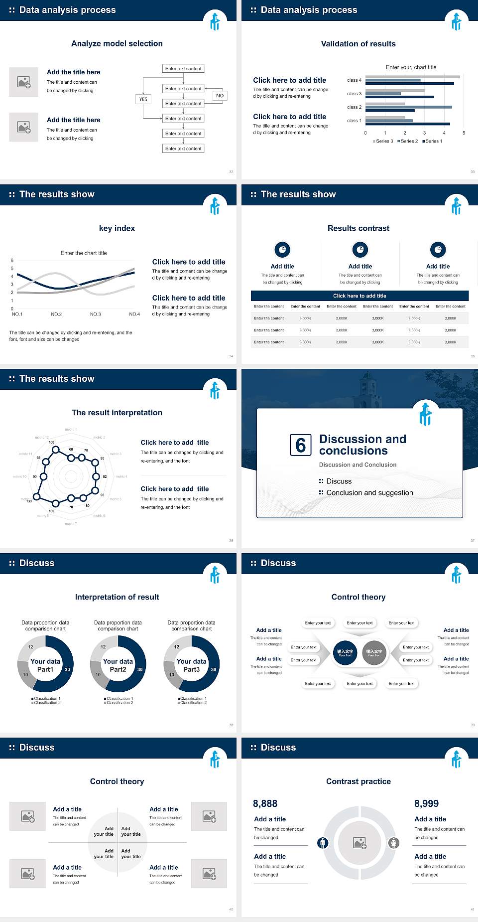 Hartwick College Graduation Thesis Defense PPT Template4:3 ratio PPT effect preview image5