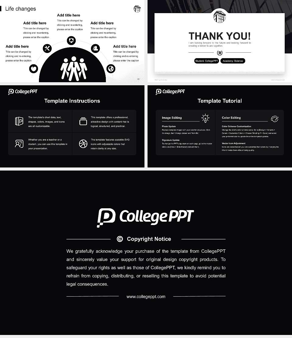Harding University National Scholarship Defense PPT Template16:9 ratio PPT effect preview image4