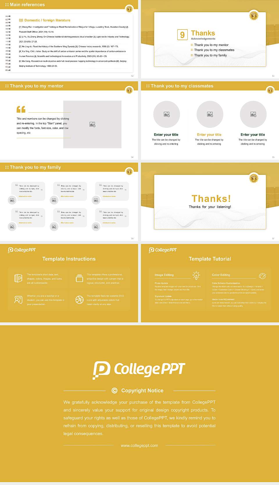 Harris-Stowe State University Graduation Thesis Defense PPT Template16:9 ratio PPT effect preview image7