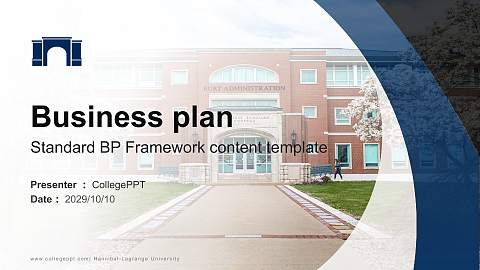 Hannibal-Lagrange University Competition/Entrepreneurship Contest PPT Template