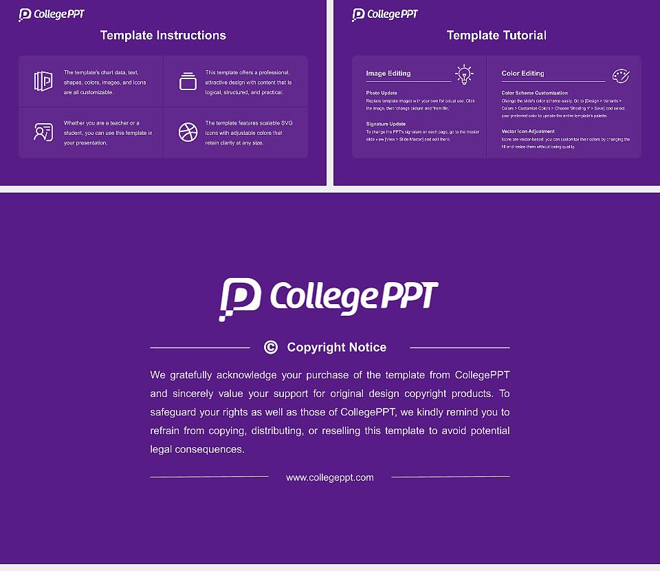 Iowa Wesleyan University Course/Courseware Creation PPT Template16:9 ratio PPT effect preview image5