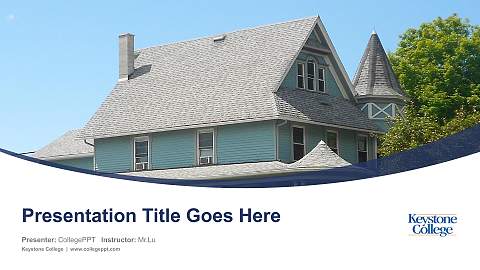 Keystone College Course/Courseware Creation PPT Template