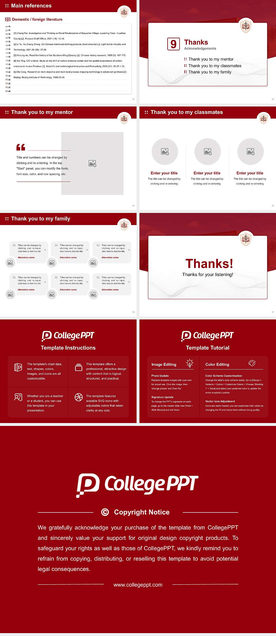 John Paul the Great Catholic University Graduation Thesis Defense PPT Template4:3 ratio PPT effect preview image7