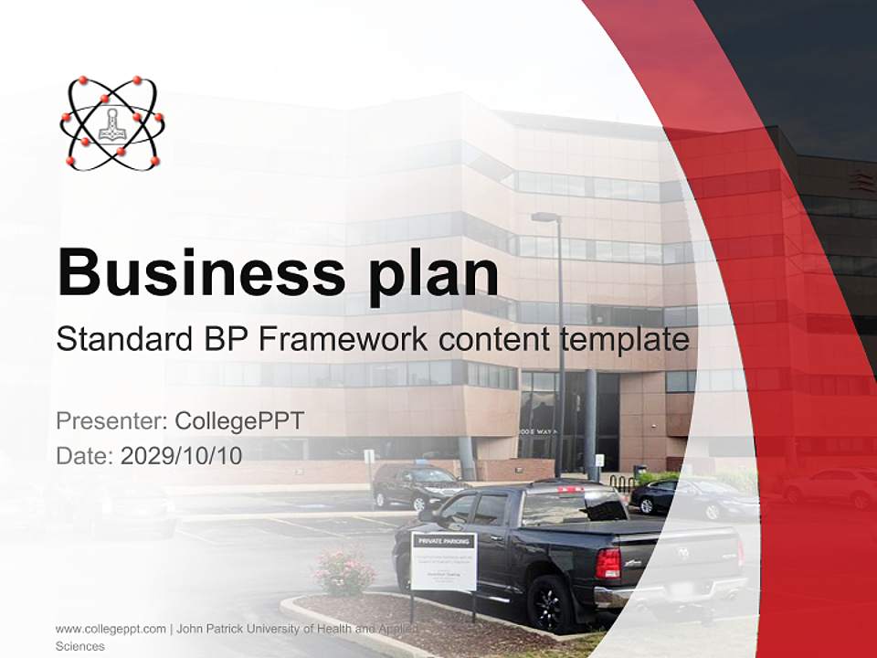 John Patrick University of Health and Applied Sciences Competition/Entrepreneurship Contest PPT Template4:3 ratio PPT effect preview image9