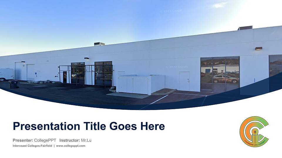 Intercoast Colleges-Fairfield Course/Courseware Creation PPT Template16:9 ratio PPT effect preview image