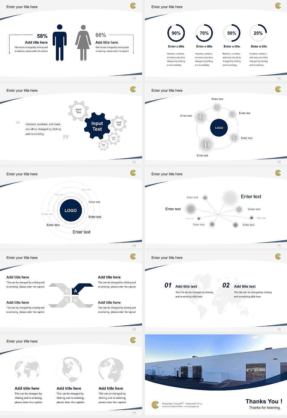 Intercoast Colleges-Fairfield Course/Courseware Creation PPT Template16:9 ratio PPT effect preview image4