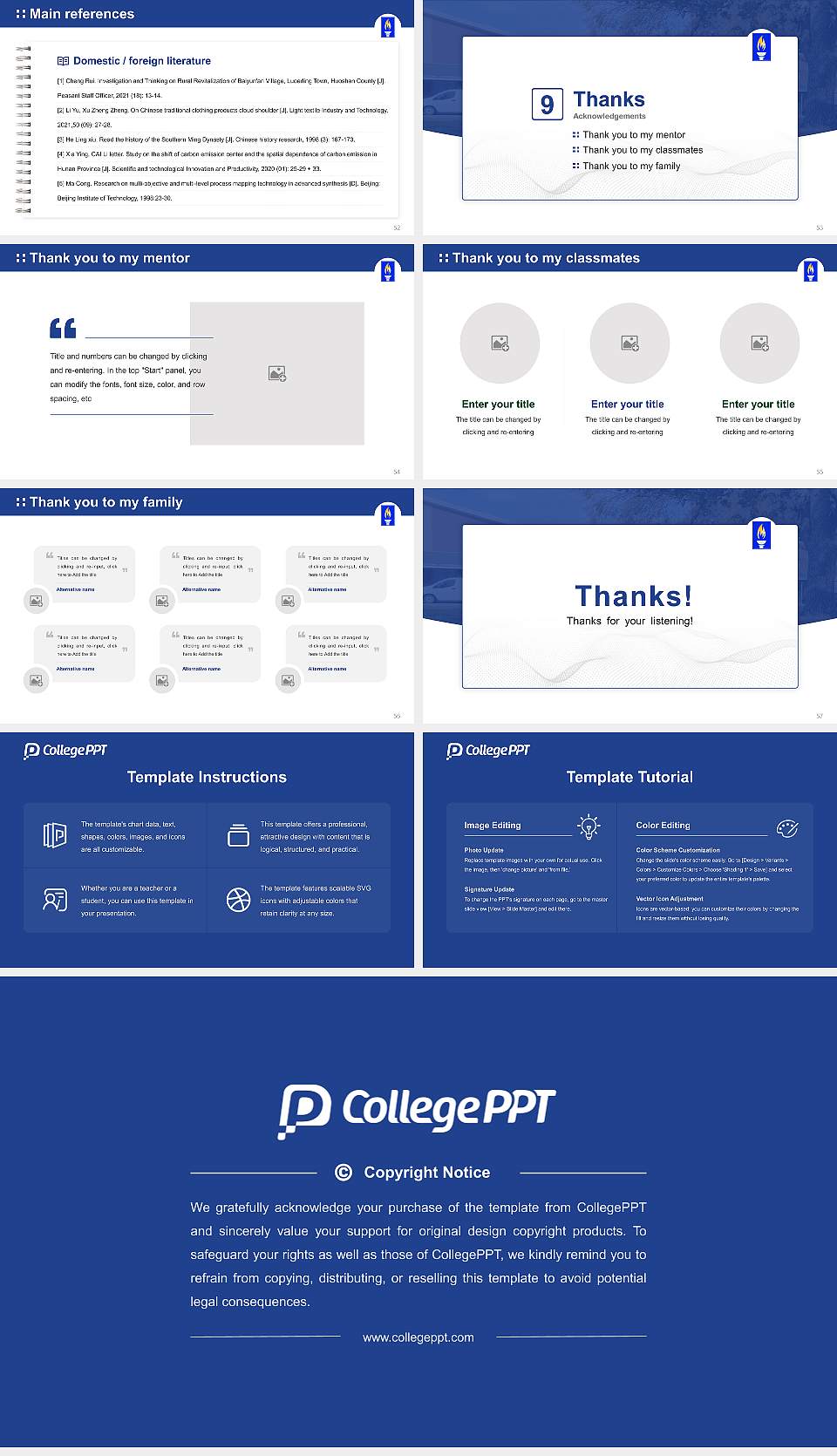 Kansas Christian College Graduation Thesis Defense PPT Template16:9 ratio PPT effect preview image7