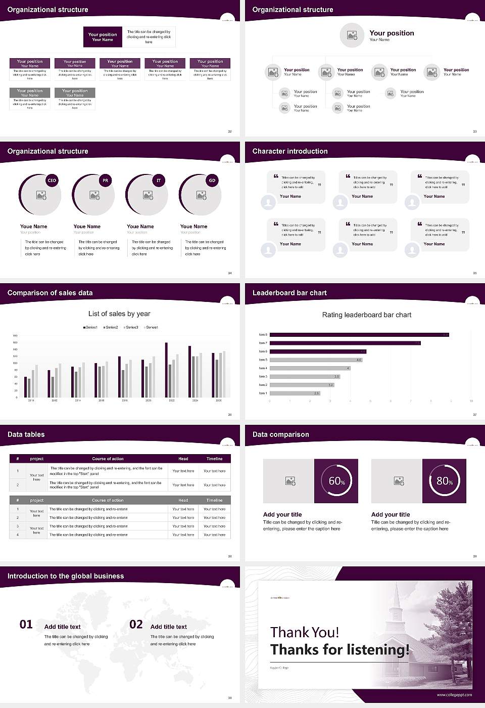 Kuyper College Academic Presentation/Research Findings Report PPT Template16:9 ratio PPT effect preview image4