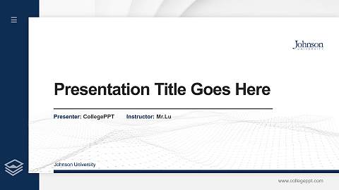 Johnson University Thesis Proposal/Graduation Defense PPT Template