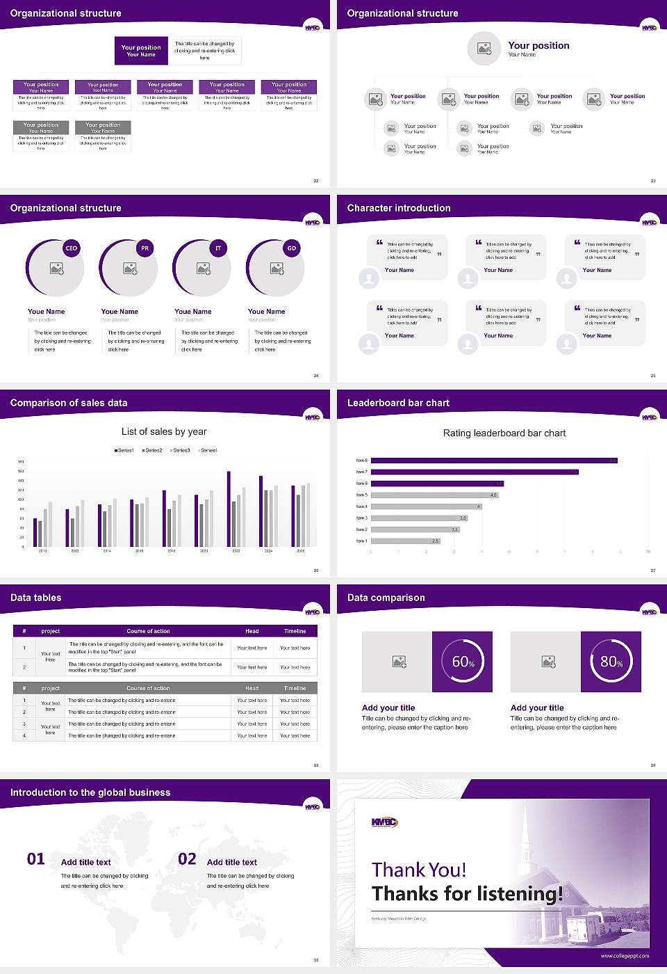Kentucky Mountain Bible College Academic Presentation/Research Findings Report PPT Template16:9 ratio PPT effect preview image4
