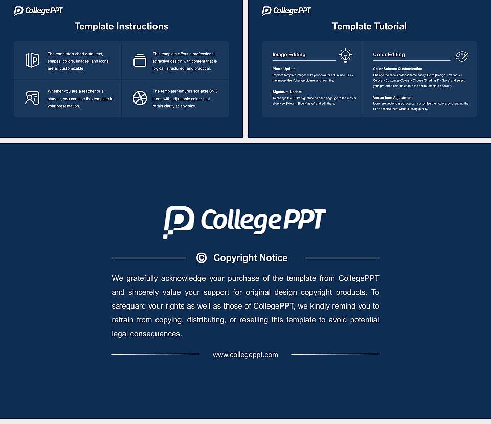 Johnson University Florida Course/Courseware Creation PPT Template16:9 ratio PPT effect preview image5