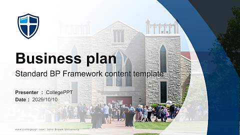 John Brown University Competition/Entrepreneurship Contest PPT Template