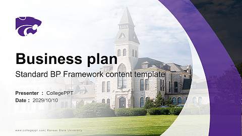Kansas State University Competition/Entrepreneurship Contest PPT Template