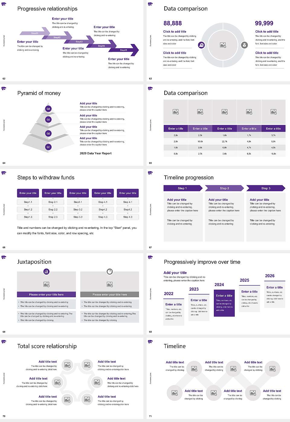 Kansas State University Competition/Entrepreneurship Contest PPT Template16:9 ratio PPT effect preview image8