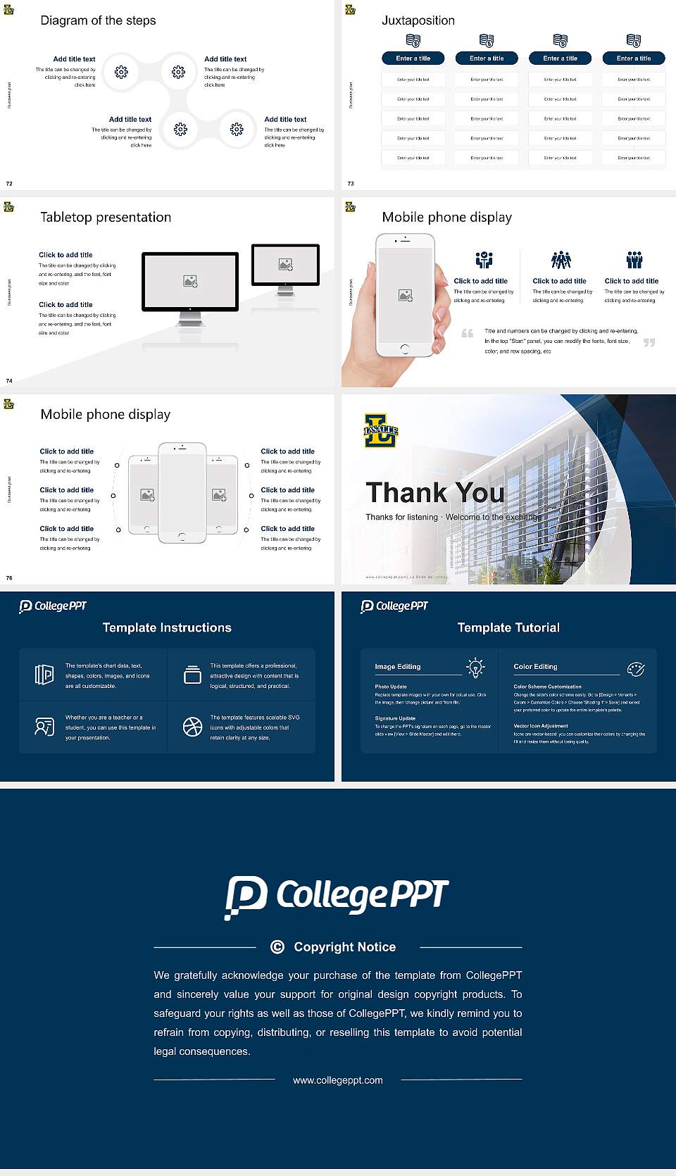 La Salle University Competition/Entrepreneurship Contest PPT Template16:9 ratio PPT effect preview image9