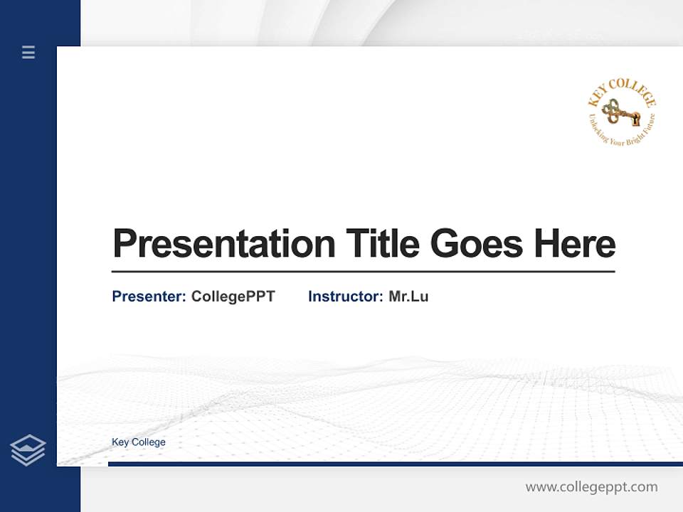 Key College Thesis Proposal/Graduation Defense PPT Template4:3 ratio PPT effect preview image5