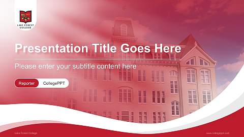 Lake Forest College Lecture Sharing and Networking Event PPT Template