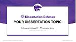 Kansas State University Disputation Powerpoint Vorlage