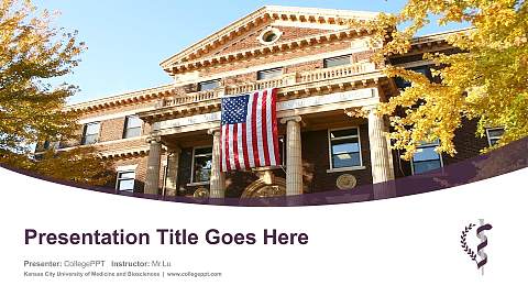 Kansas City University of Medicine and Biosciences Course/Courseware Creation PPT Template
