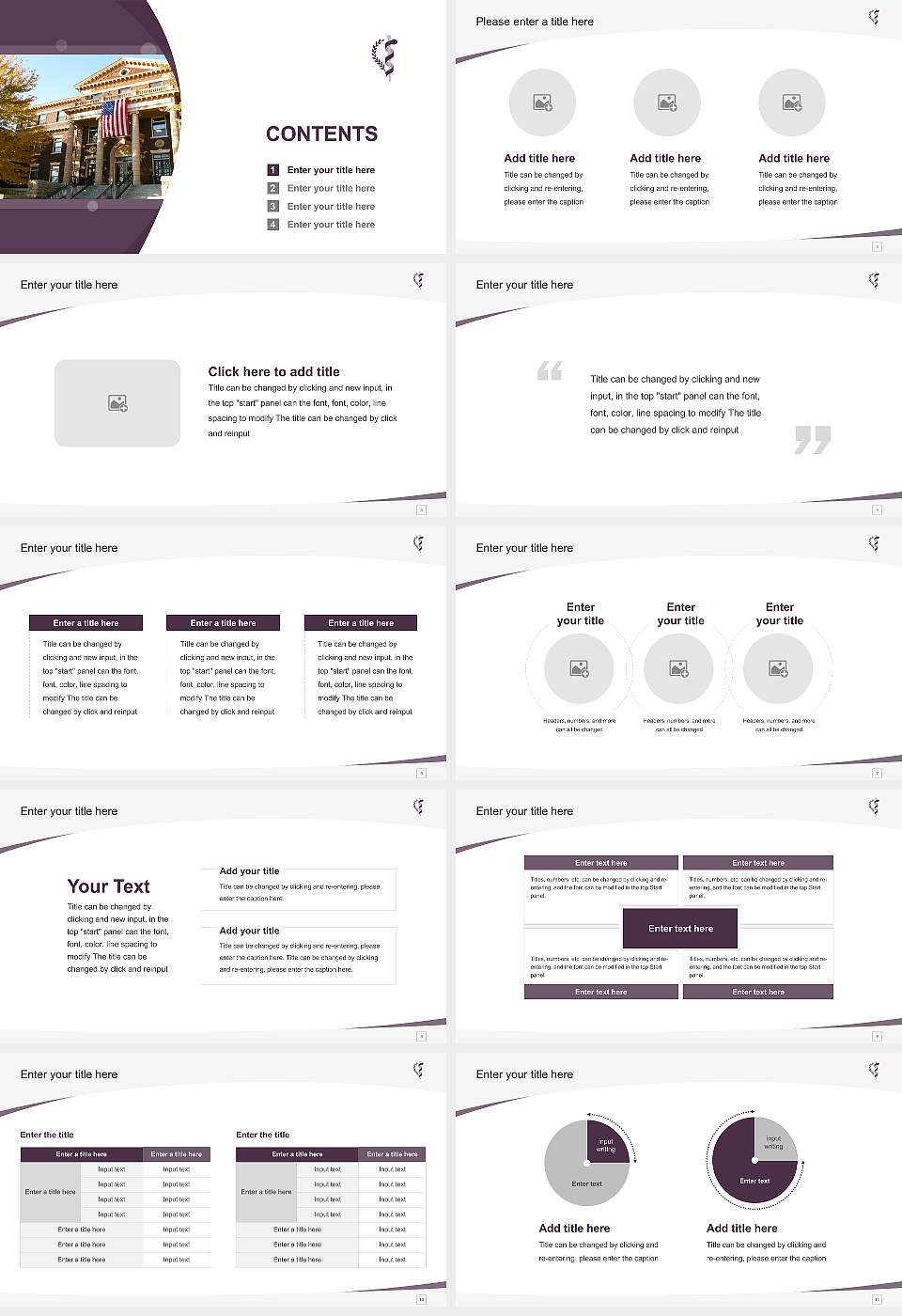 Kansas City University of Medicine and Biosciences Course/Courseware Creation PPT Template16:9 ratio PPT effect preview image2