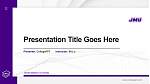 James Madison University Thesis Proposal/Graduation Defense PPT Template