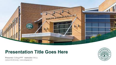 Jacksonville University Course/Courseware Creation PPT Template