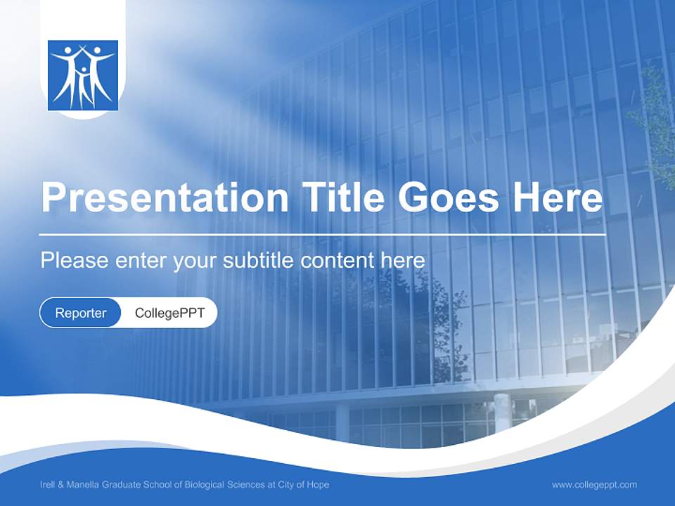 Irell & Manella Graduate School of Biological Sciences at City of Hope Lecture Sharing and Networking Event PPT Template4:3 ratio PPT effect preview image4