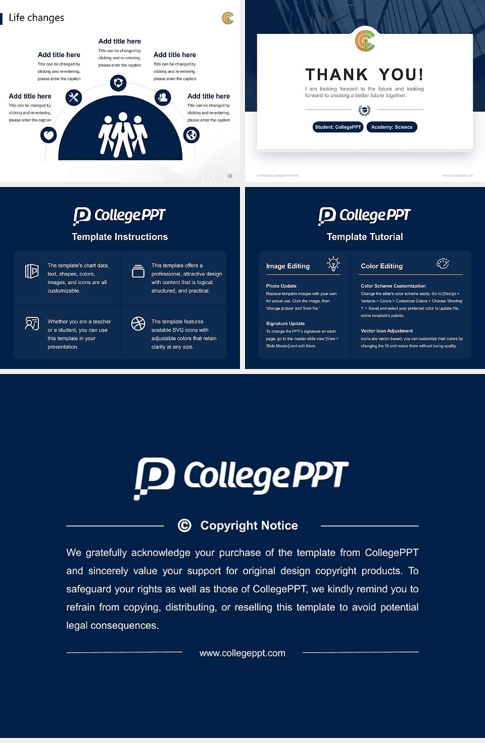Intercoast Colleges-Fairfield National Scholarship Defense PPT Template4:3 ratio PPT effect preview image4