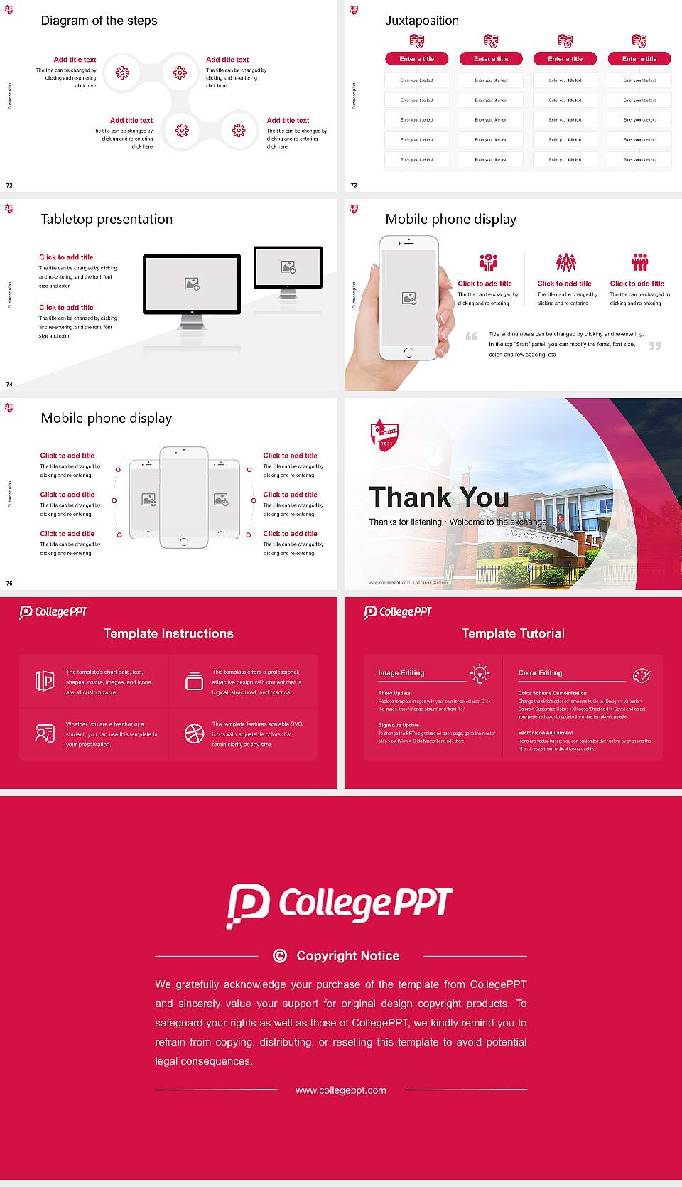 Lagrange College Competition/Entrepreneurship Contest PPT Template16:9 ratio PPT effect preview image9