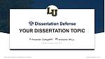 Lakeland University Graduation Thesis Defense PPT Template