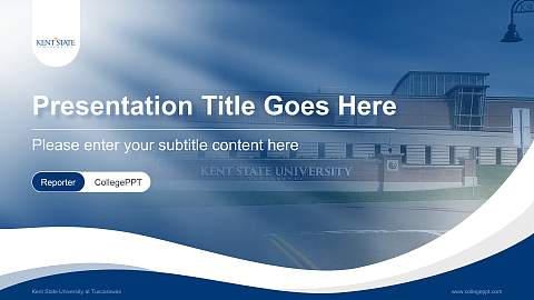 Kent State University at Tuscarawas Lecture Sharing and Networking Event PPT Template