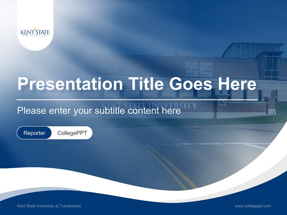 Kent State University at Tuscarawas Lecture Sharing and Networking Event PPT Template4:3 ratio PPT effect preview image4