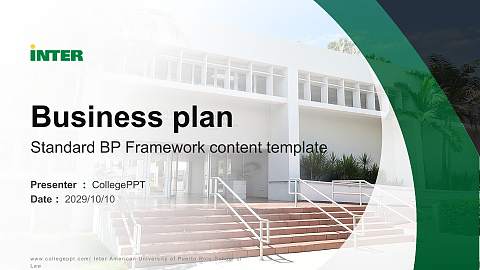 Inter American University of Puerto Rico-School of Law Competition/Entrepreneurship Contest PPT Template