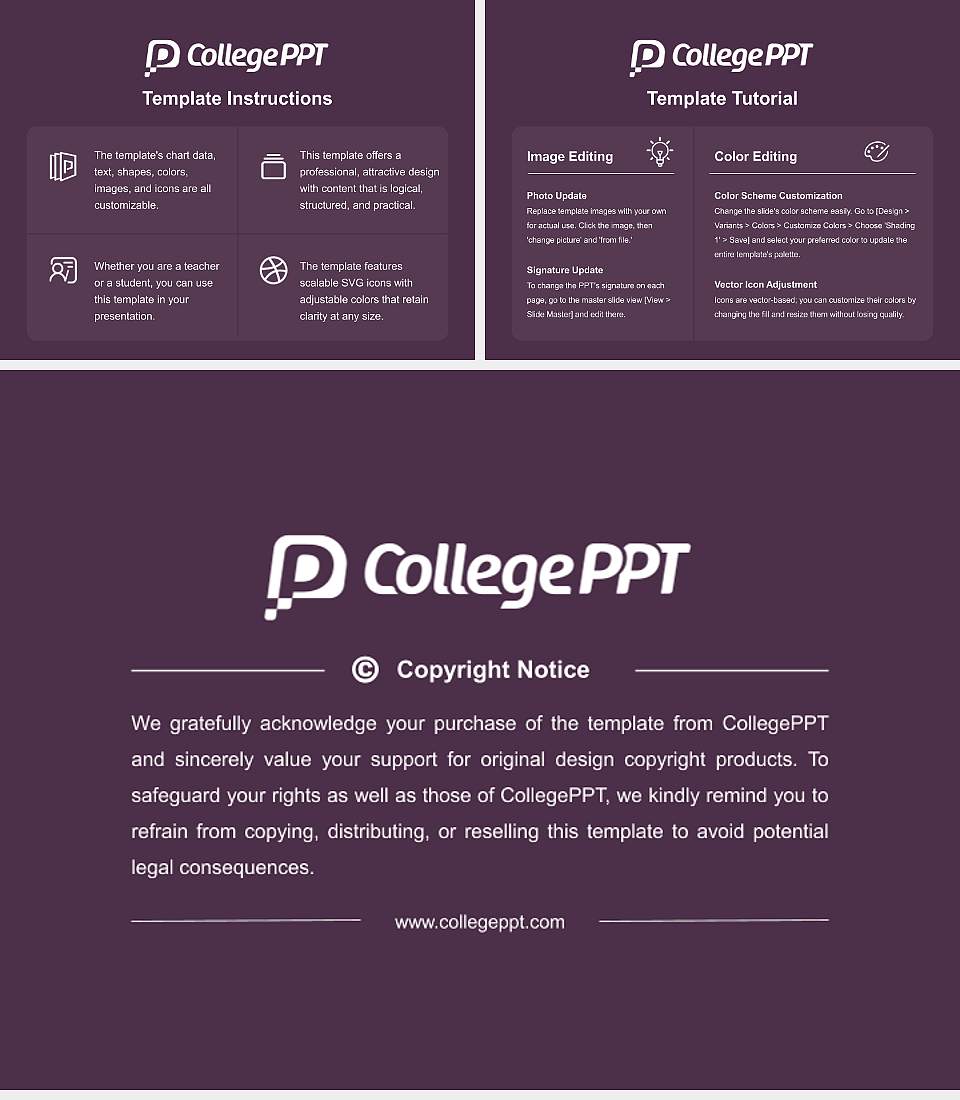 Kansas City University of Medicine and Biosciences-Joplin Course/Courseware Creation PPT Template4:3 ratio PPT effect preview image5