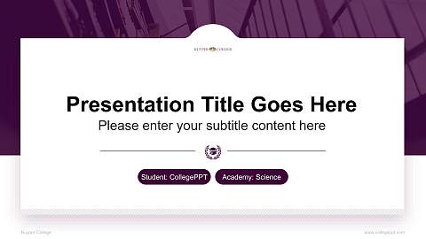 Kuyper College National Scholarship Defense PPT Template
