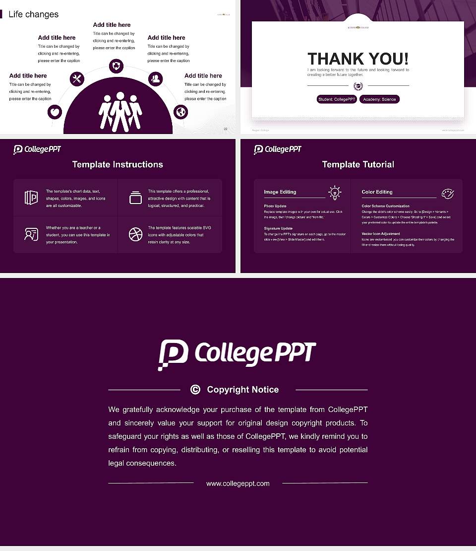 Kuyper College National Scholarship Defense PPT Template16:9 ratio PPT effect preview image4