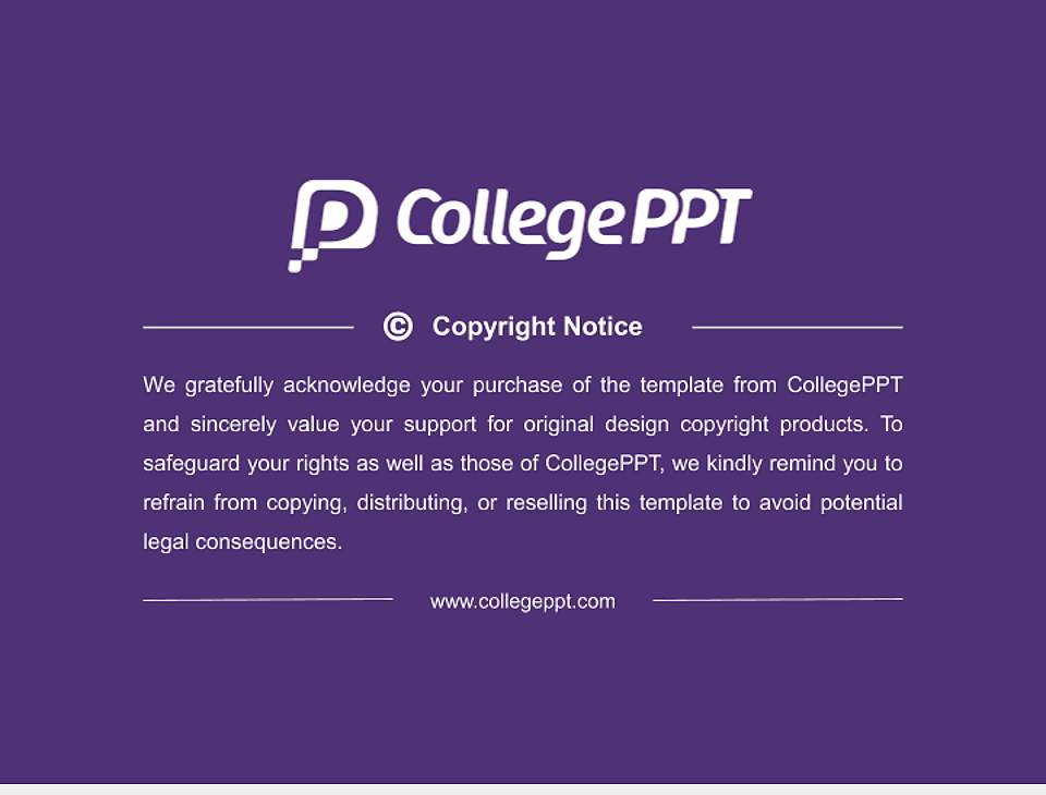 Knox College Thesis Proposal/Graduation Defense PPT Template4:3 ratio PPT effect preview image5