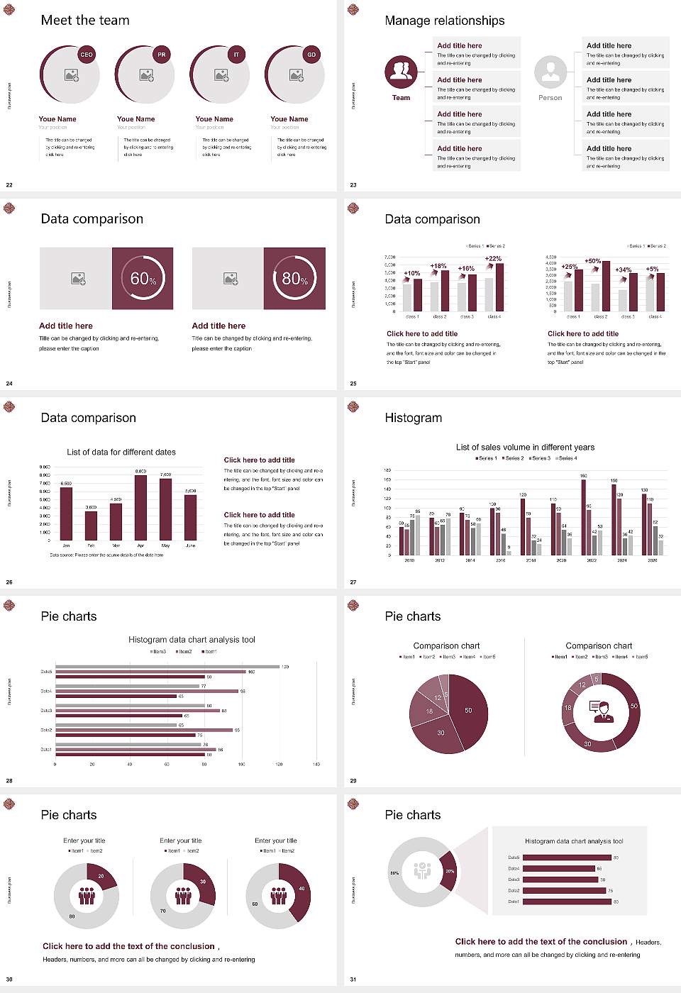 Iona College Competition/Entrepreneurship Contest PPT Template16:9 ratio PPT effect preview image4