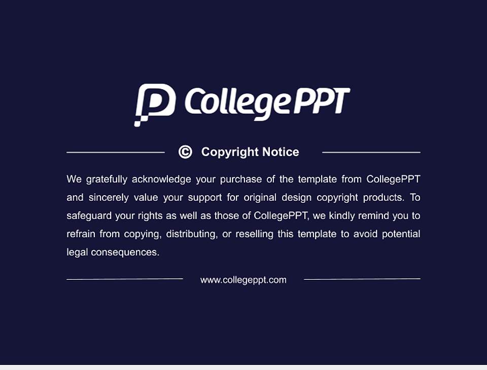 Kenyon College Thesis Proposal/Graduation Defense PPT Template4:3 ratio PPT effect preview image5