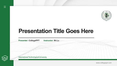 International Technological University Thesis Proposal/Graduation Defense PPT Template