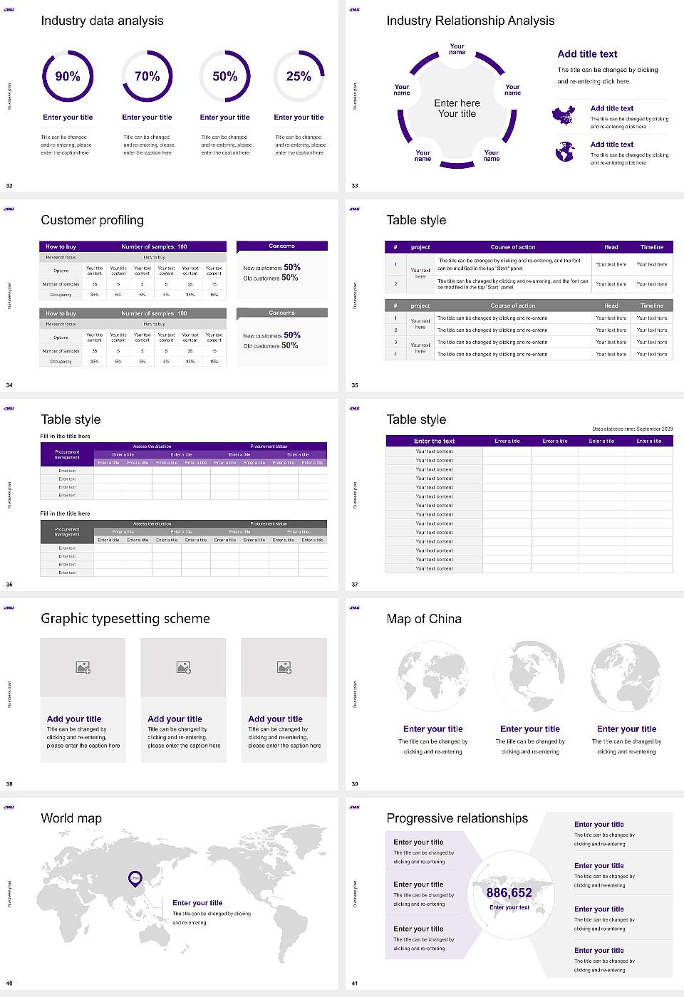 James Madison University Competition/Entrepreneurship Contest PPT Template16:9 ratio PPT effect preview image5
