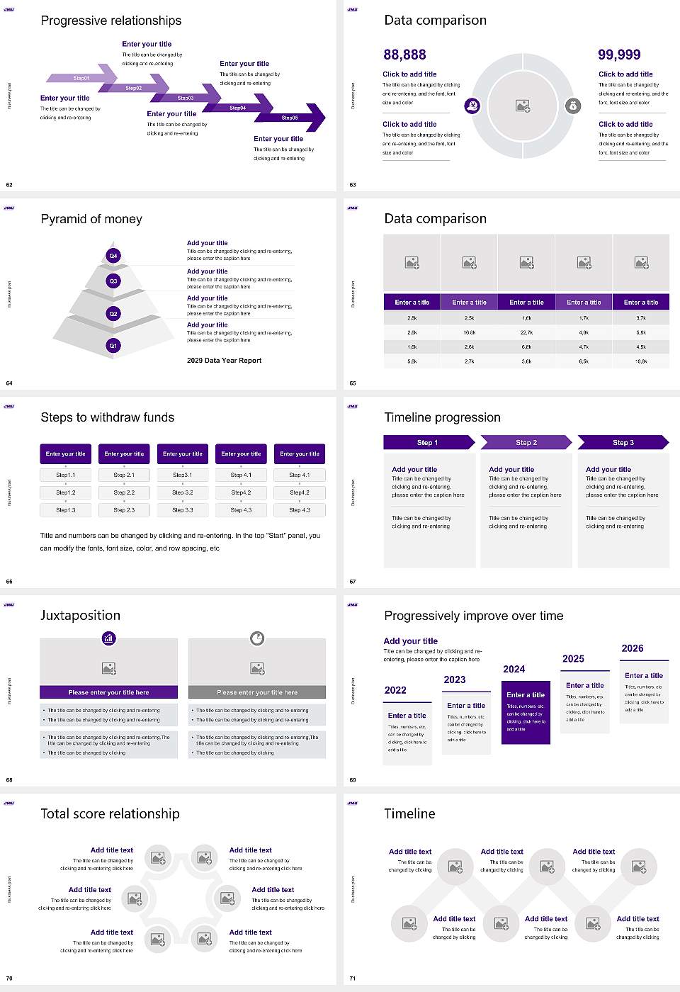 James Madison University Competition/Entrepreneurship Contest PPT Template16:9 ratio PPT effect preview image8