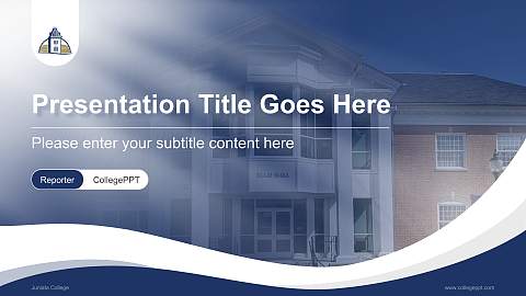 Juniata College Lecture Sharing and Networking Event PPT Template