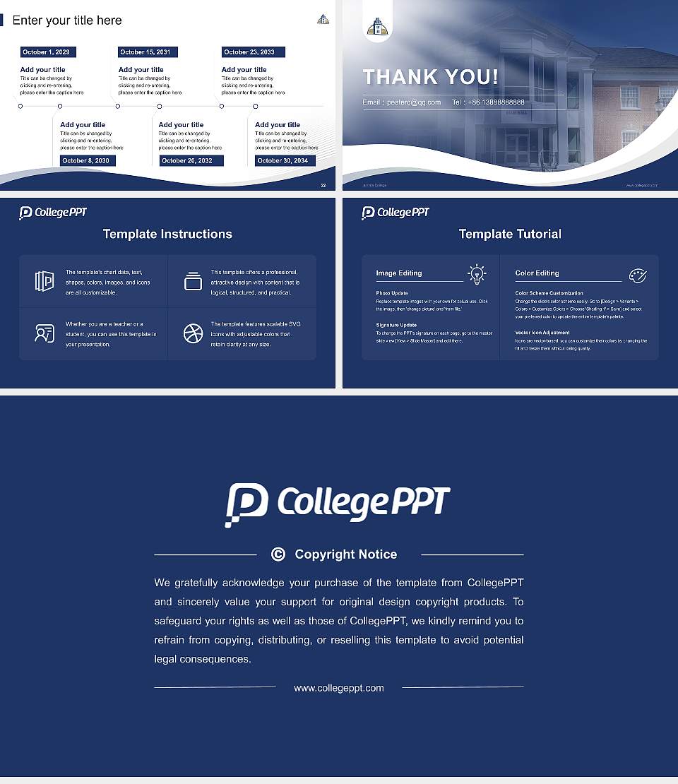Juniata College Lecture Sharing and Networking Event PPT Template16:9 ratio PPT effect preview image4