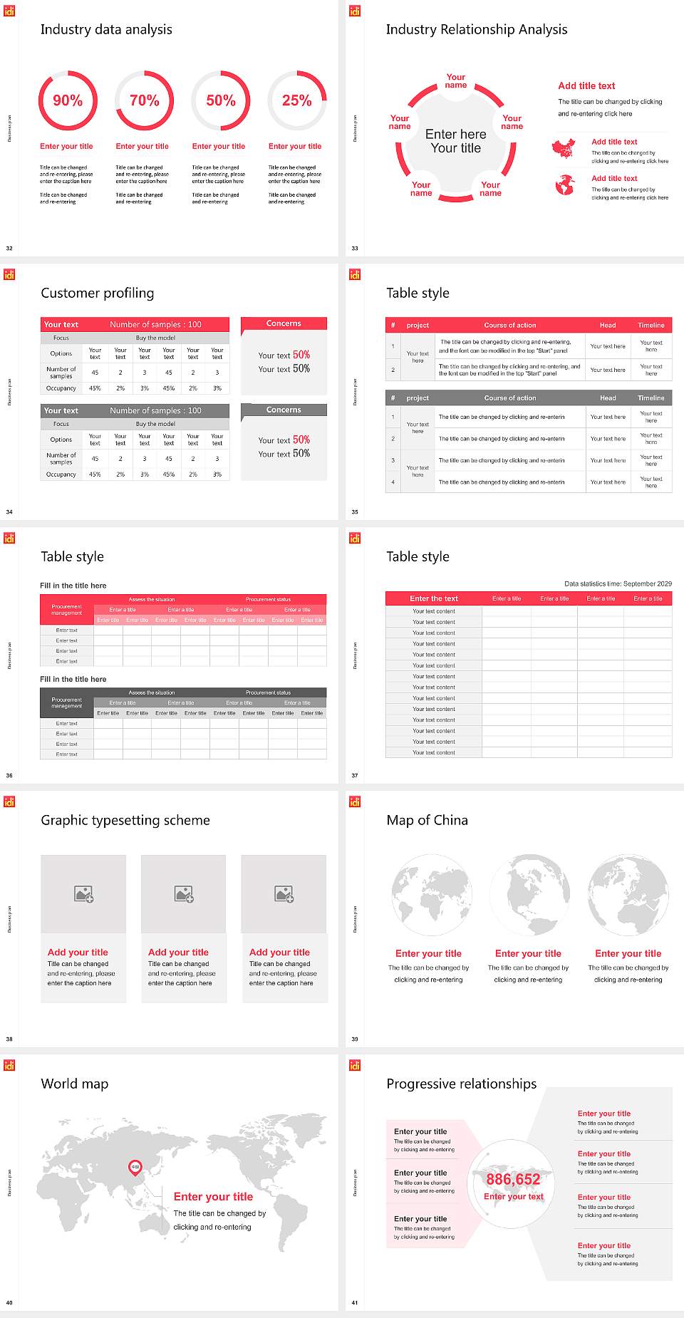 Interior Designers Institute Competition/Entrepreneurship Contest PPT Template4:3 ratio PPT effect preview image5