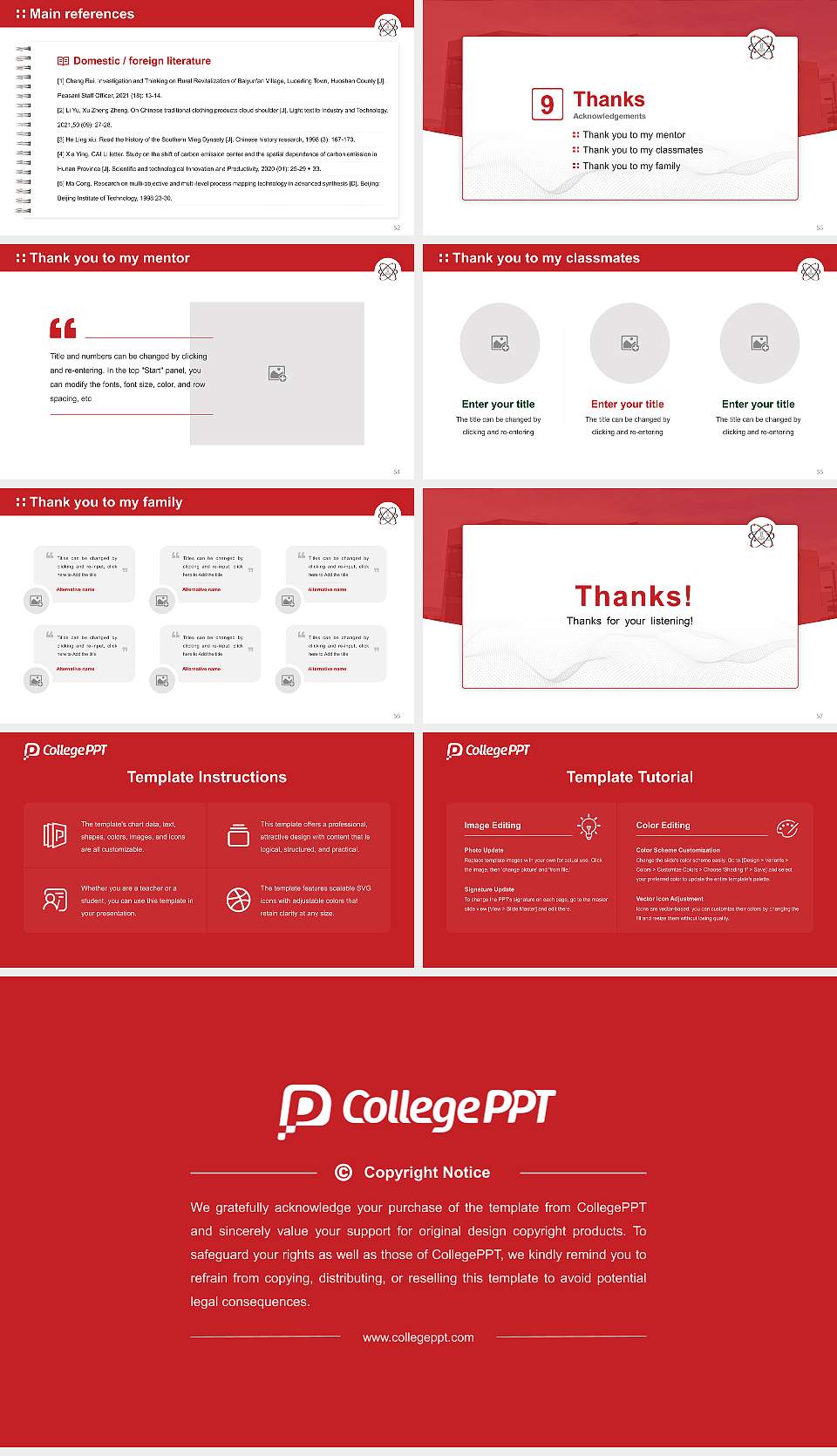 John Patrick University of Health and Applied Sciences Graduation Thesis Defense PPT Template16:9 ratio PPT effect preview image7