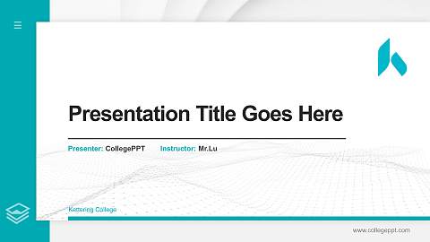 Kettering College Thesis Proposal/Graduation Defense PPT Template
